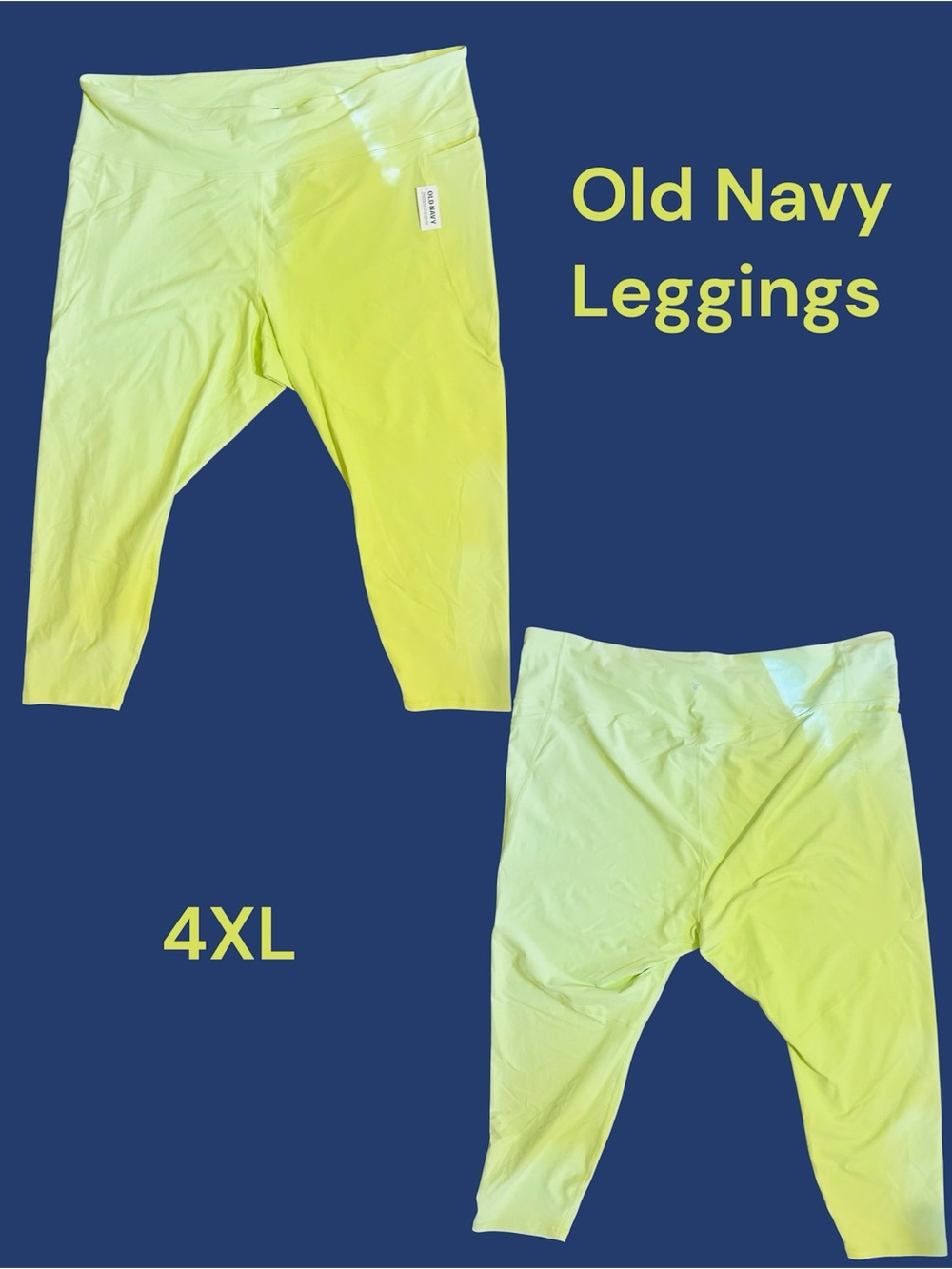 Old Navy Neon Green Leggings 4x